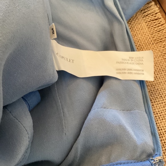 Capulet Revolve linen Clara one shoulder dress size XS xsmall - Picture 8 of 9